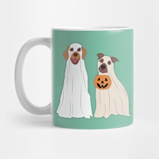 Halloween Ghost Dog Mug